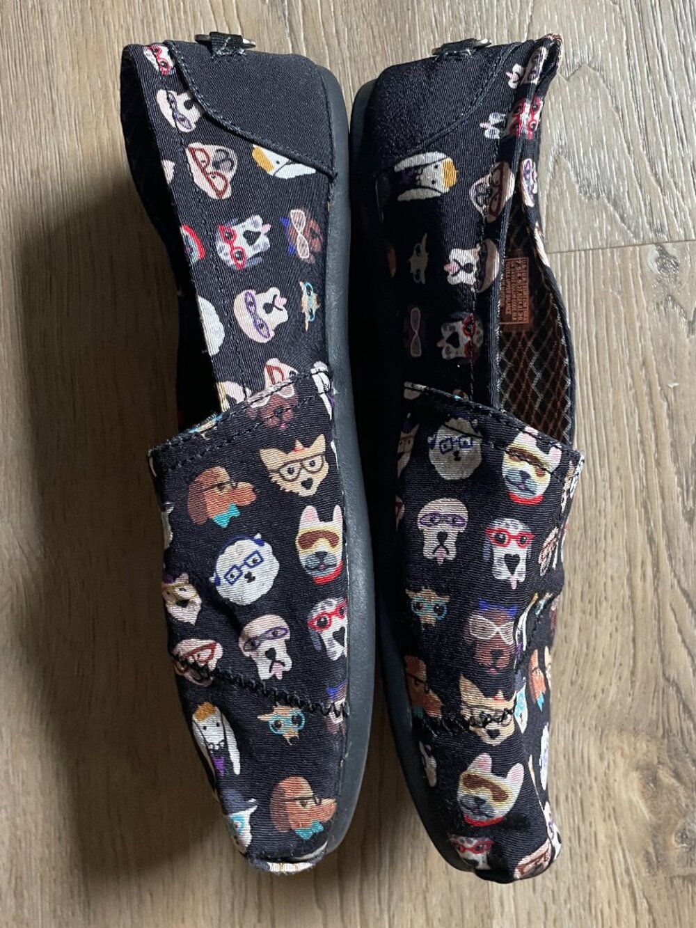 BOBS Sketchers “For Dogs” Woman’s Size 7.5 Memory Foam Comfy Puppies Pup Smart! - Picture 4 of 8